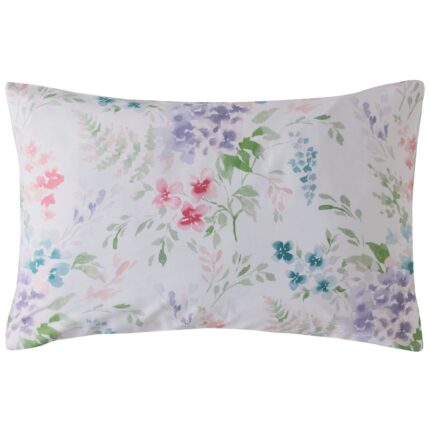 Laura Ashley Aulden Flowers Pillowcase Housewife Lavender