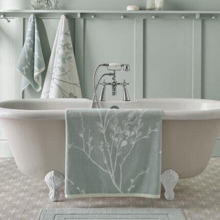 Laura Ashley Pussy Willow Towel Duckegg
