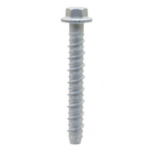 10.0 dia x100mm Hex Flange Head Concrete R-LX-ZF (Zinc Flake) 8mm drill size