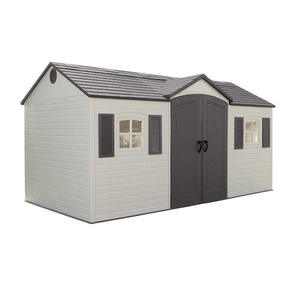 Lifetime Apex Roof Shed 15' x 8' Single or Dual Entrance - Image 9