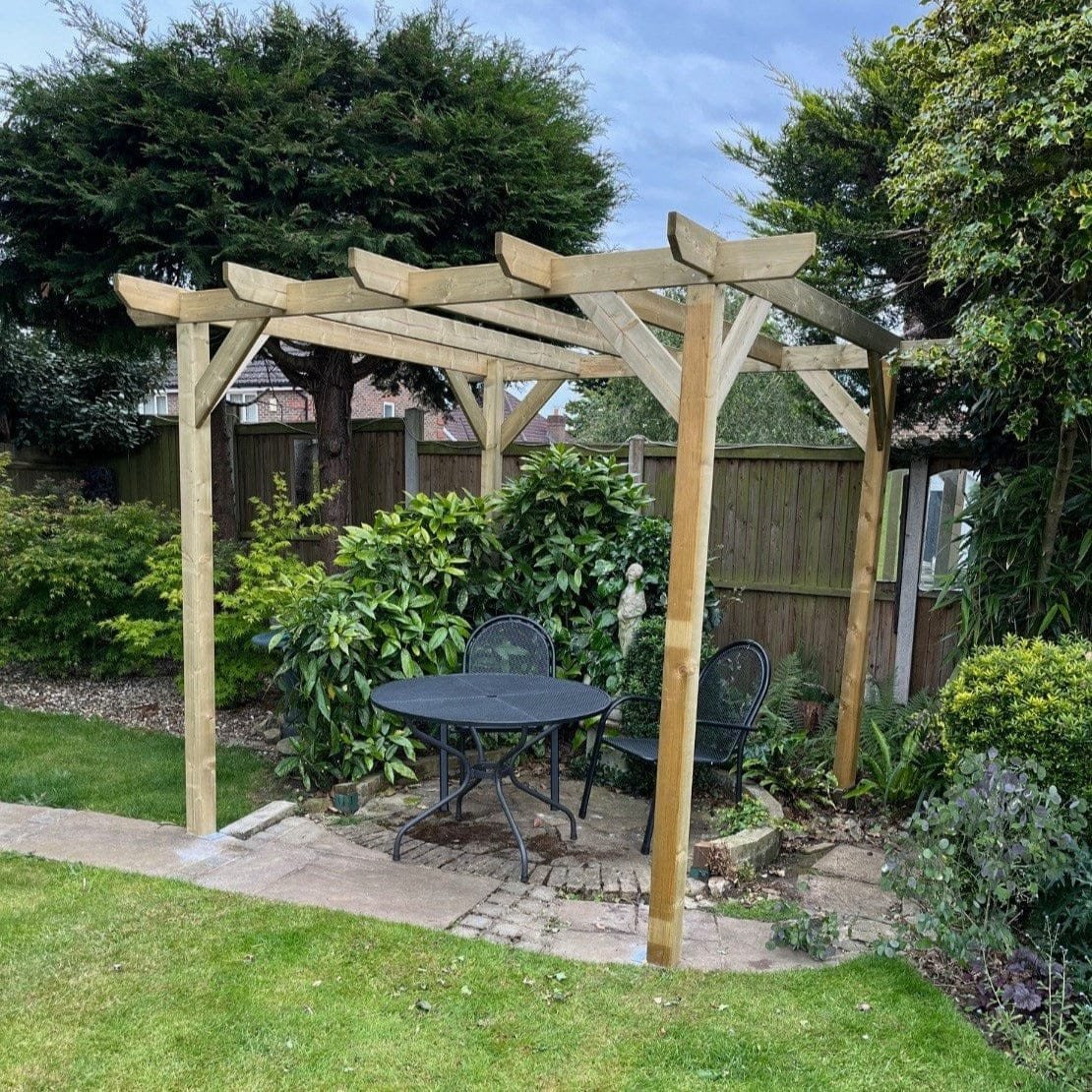 Heavy Duty Spruce Pergola | Complete DIY Kit - Image 3