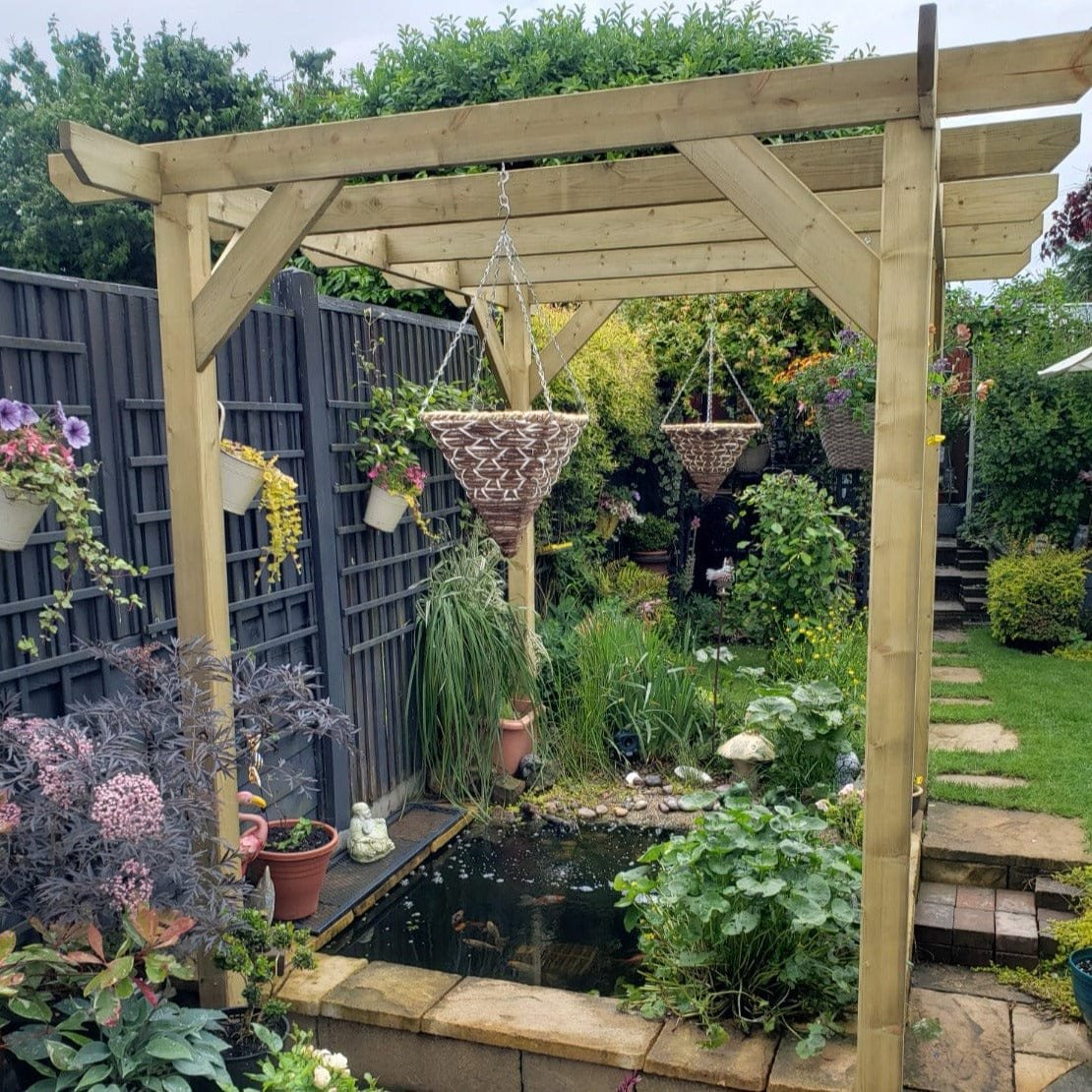 Heavy Duty Spruce Pergola | Complete DIY Kit - Image 5