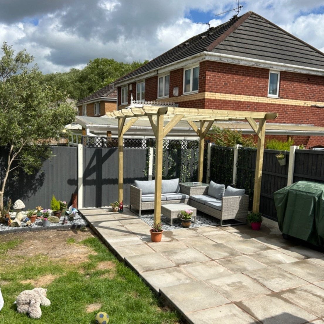 Heavy Duty Spruce Pergola | Complete DIY Kit - Image 6