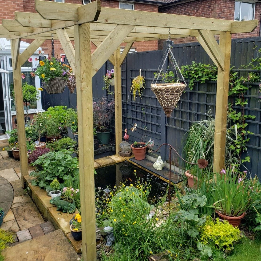 Heavy Duty Spruce Pergola | Complete DIY Kit - Image 4