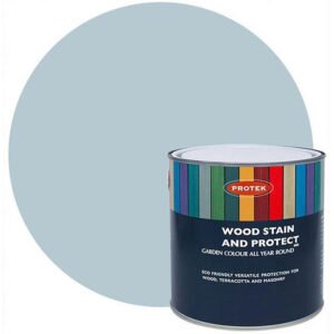 Protek Wood Stain & Protector 5L Tin - Sky Grey Blue