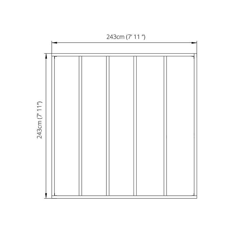 8 x 8 Wooden Base - Image 2
