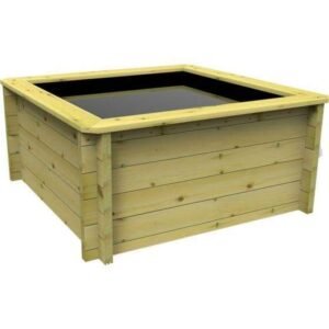 228 Gallon Wooden Fish Pond, 1.5M X 1.5M, 27mm thick, 697mm high