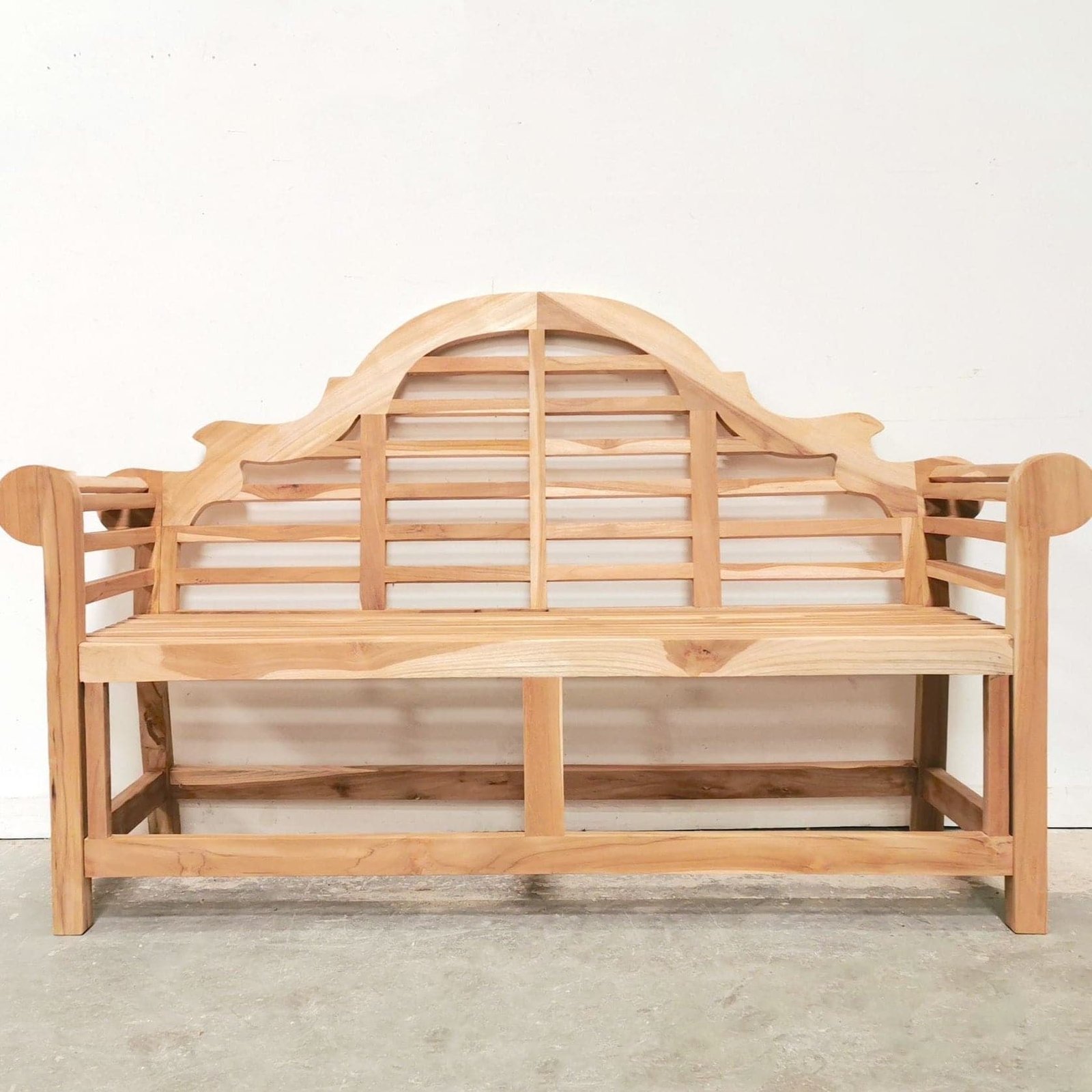 3 Seater Solid Teak Lutyens style, Marlborough Bench. - Image 3