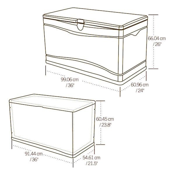 Lifetime Small Storage Boxes 300Ltr - Image 2