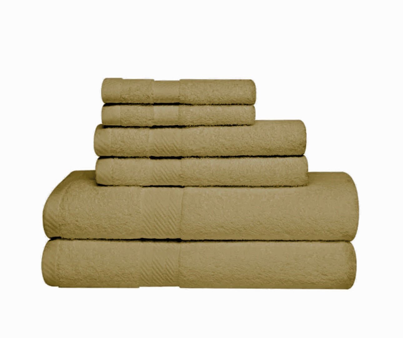 6 Piece 100% Cotton Towel Set – 500 GSM Soft & Absorbent Bath, Hand & Face Towels - Image 8