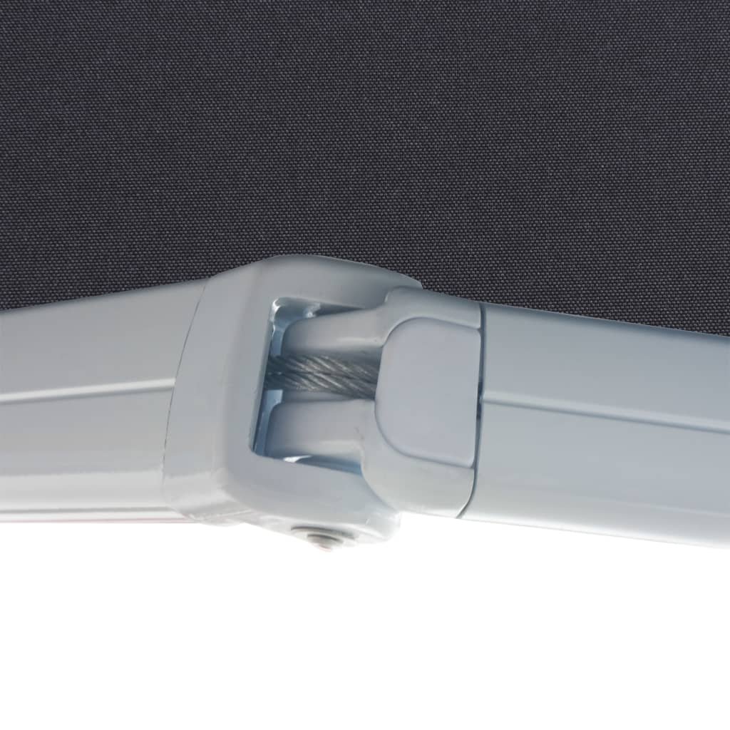 3.5M Full Cassette Electric (Motorised) Awning, Anthracite Black - Image 5
