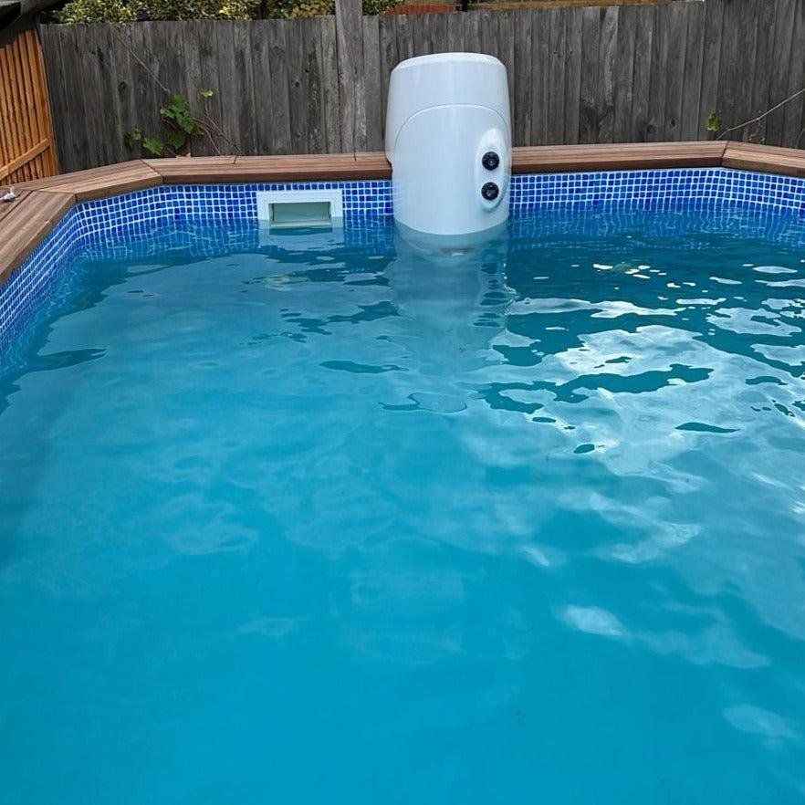 3.9m X 2.4m Timber Swimming Pool Kit, C/W Optional Heat & current - Image 13
