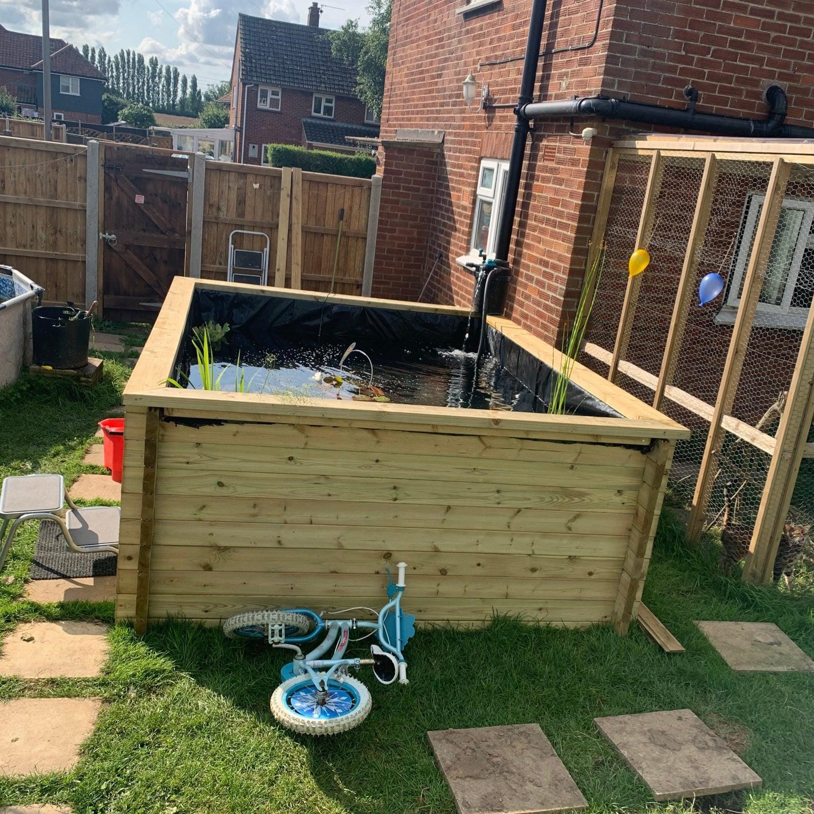 Extra Heavy Duty Wooden Koi LayzeePond® | 70mm thick logs | Various Sizes - Image 2