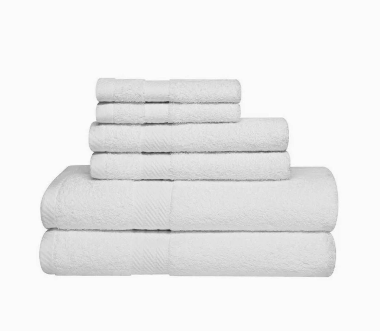 6 Piece 100% Cotton Towel Set – 500 GSM Soft & Absorbent Bath, Hand & Face Towels - Image 17
