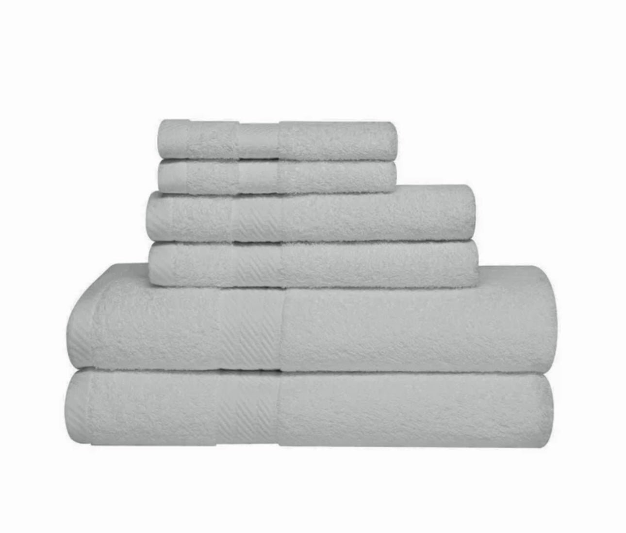 6 Piece 100% Cotton Towel Set – 500 GSM Soft & Absorbent Bath, Hand & Face Towels - Image 15