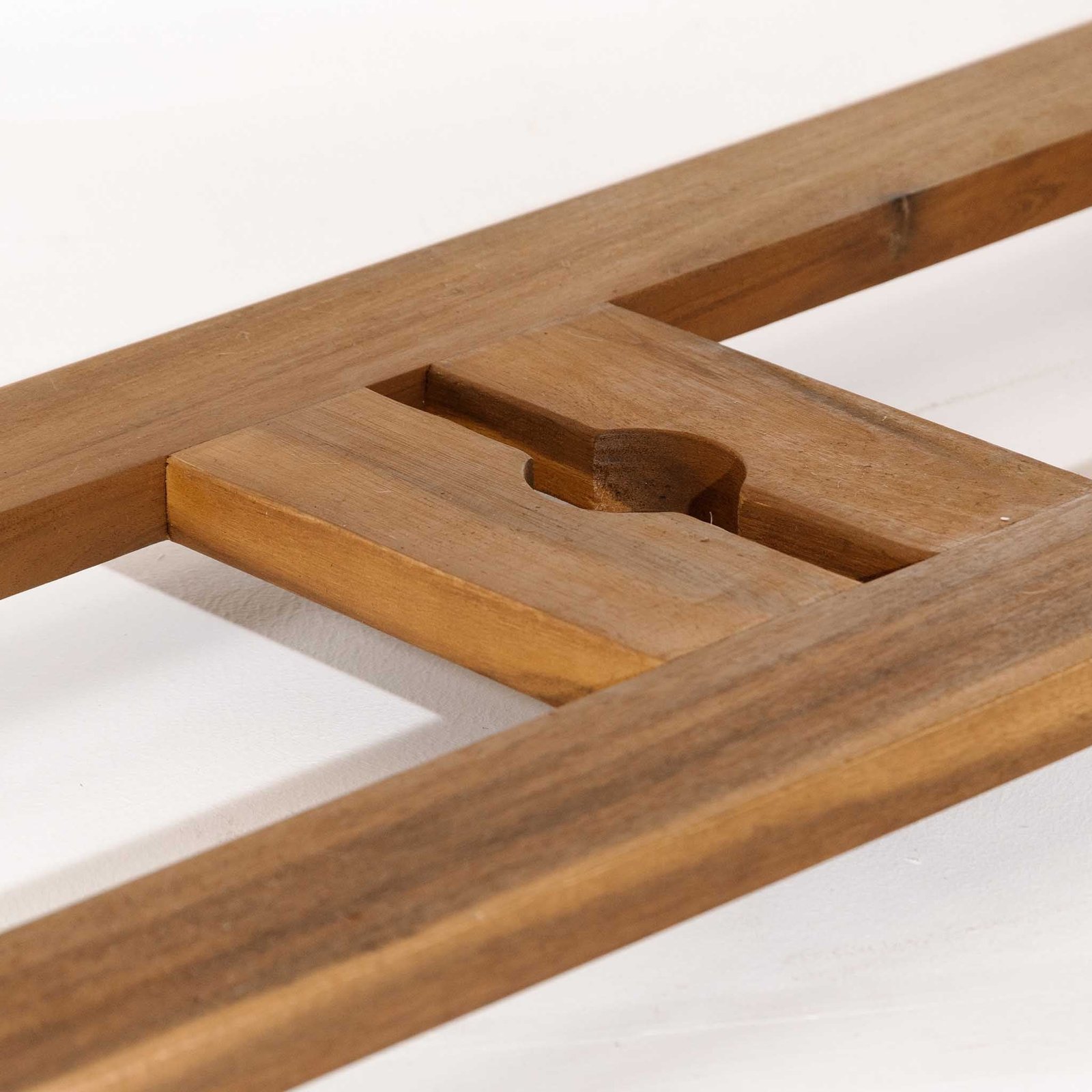 Acacia Oval Dining Table with 6 Chairs - Image 7