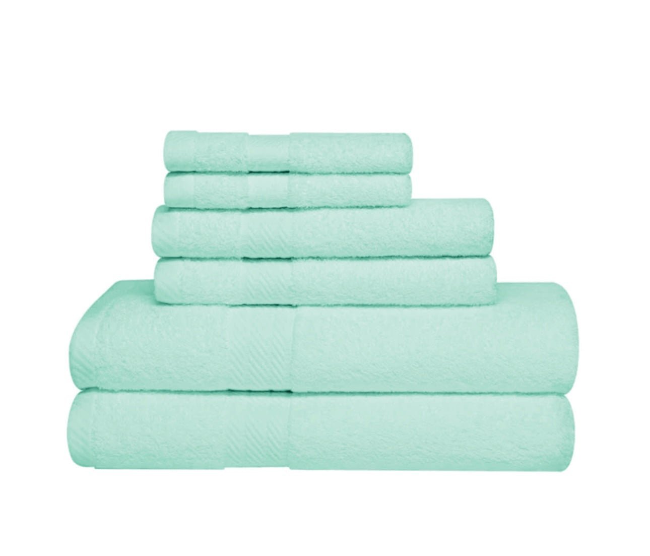6 Piece 100% Cotton Towel Set – 500 GSM Soft & Absorbent Bath, Hand & Face Towels - Image 10