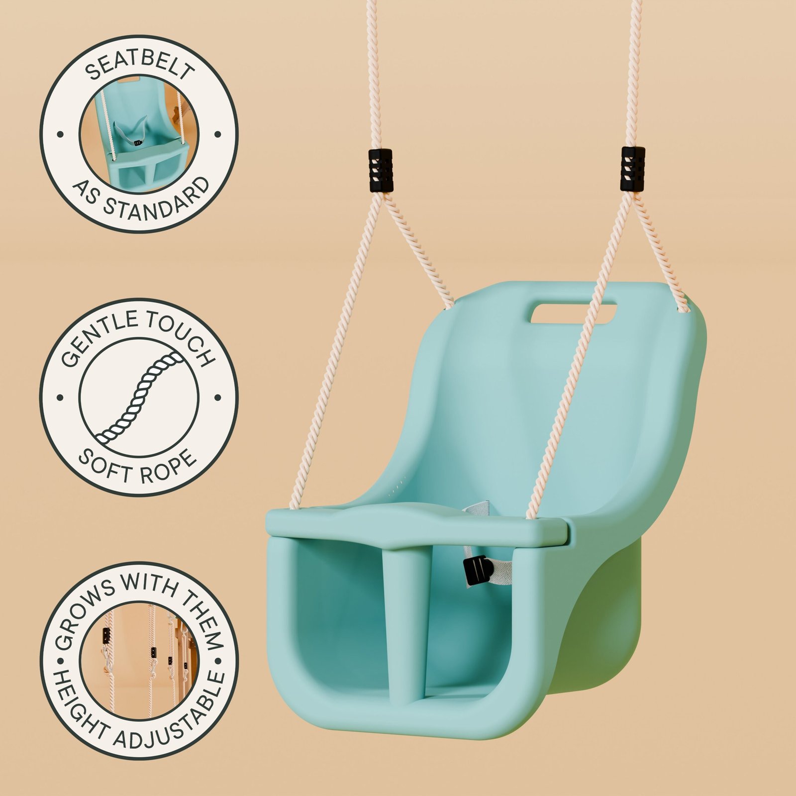 Double Swing Set with Baby Swing - Wildwood II - Image 5