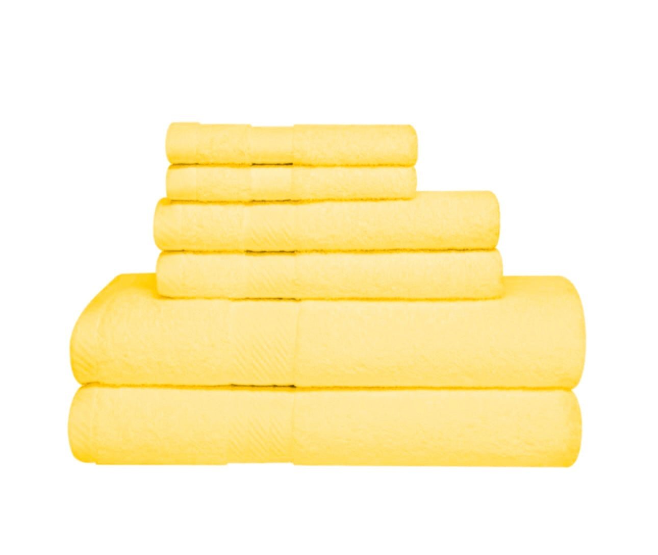 6 Piece 100% Cotton Towel Set – 500 GSM Soft & Absorbent Bath, Hand & Face Towels - Image 18