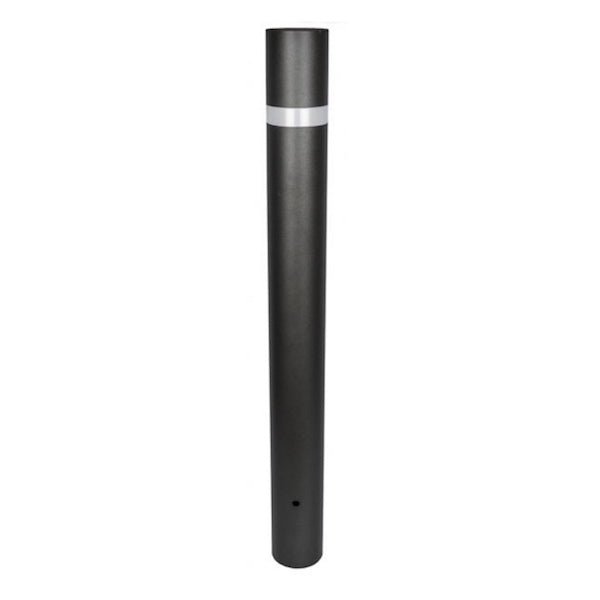 Mild Steel Bollard - 1000mm High x 100mm Primer painter black (Concrete-In)