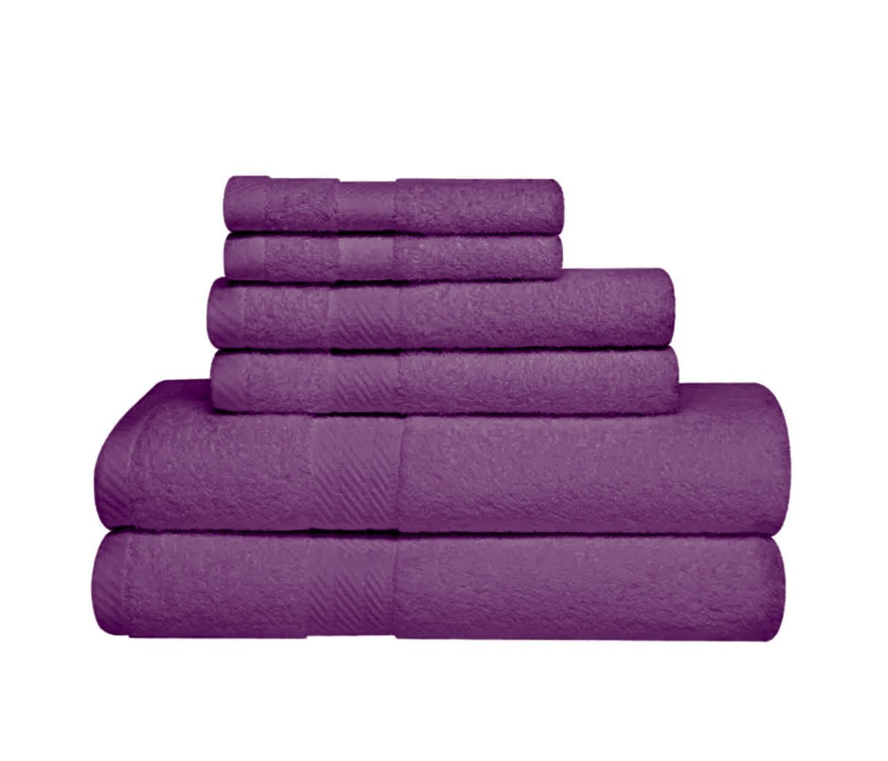 6 Piece 100% Cotton Towel Set – 500 GSM Soft & Absorbent Bath, Hand & Face Towels - Image 13