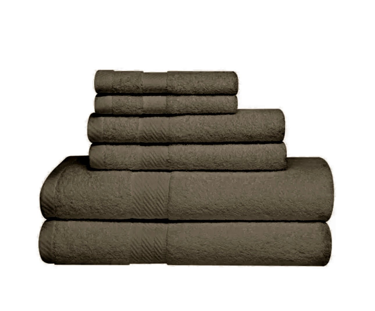 6 Piece 100% Cotton Towel Set – 500 GSM Soft & Absorbent Bath, Hand & Face Towels - Image 5