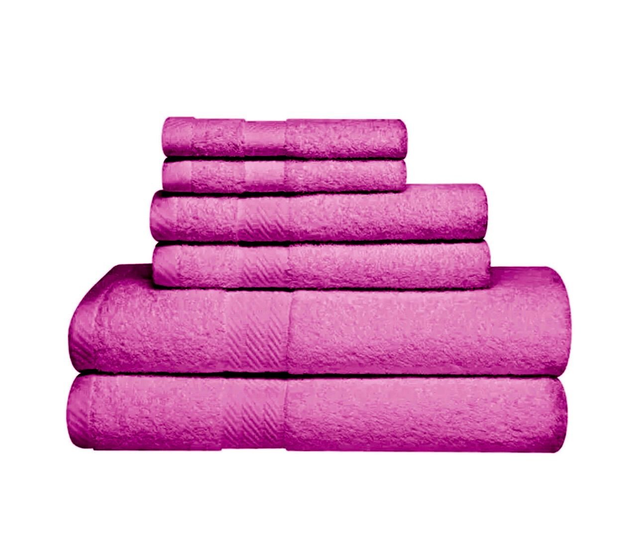 6 Piece 100% Cotton Towel Set – 500 GSM Soft & Absorbent Bath, Hand & Face Towels - Image 12