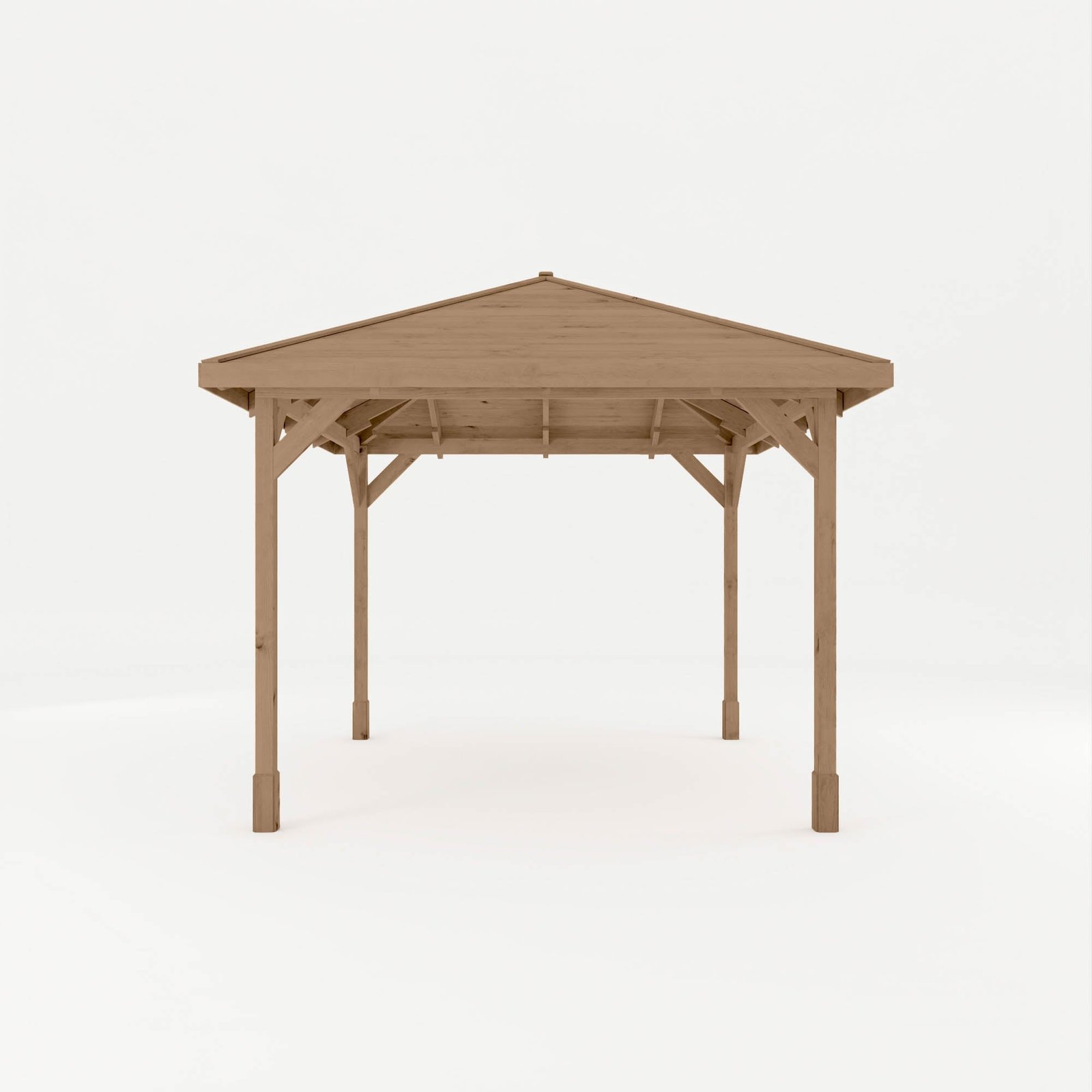 3m x 3m Pressure Treated Gazebo with Tongue & Groove Roof - Image 5