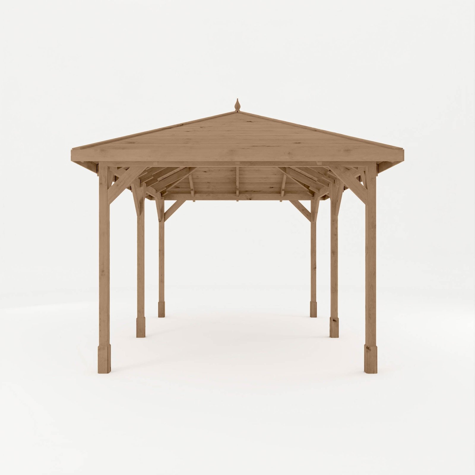 4m x 3m Pressure Treated Gazebo with Tongue & Groove Roof - Image 6