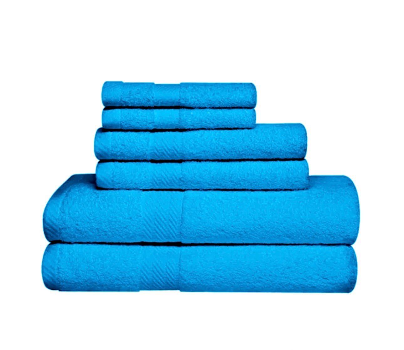 6 Piece 100% Cotton Towel Set – 500 GSM Soft & Absorbent Bath, Hand & Face Towels - Image 16