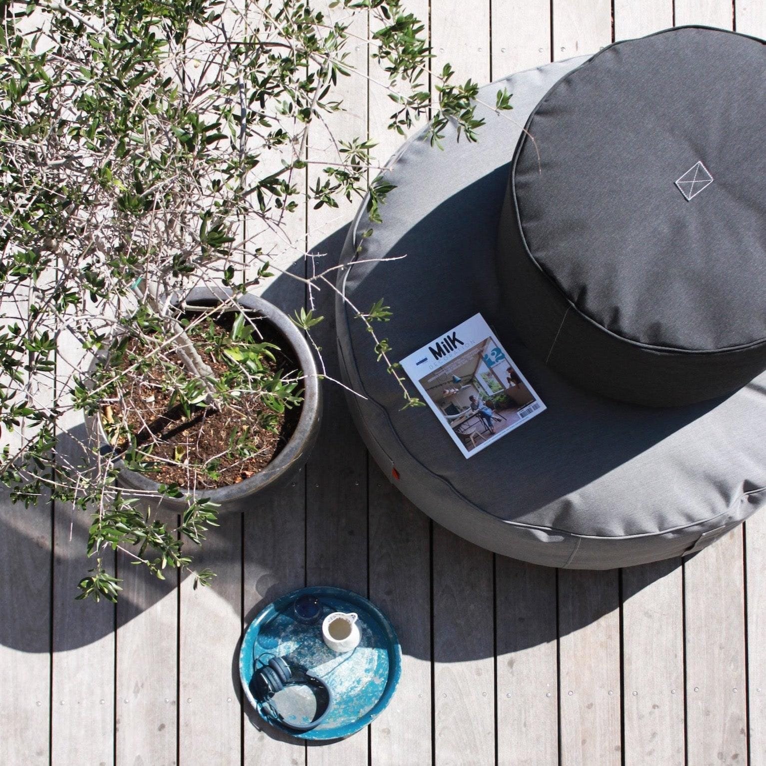 Full Moon Round Beanbag Pouff - By Trimm - Real Scandinavian Quality - Image 10