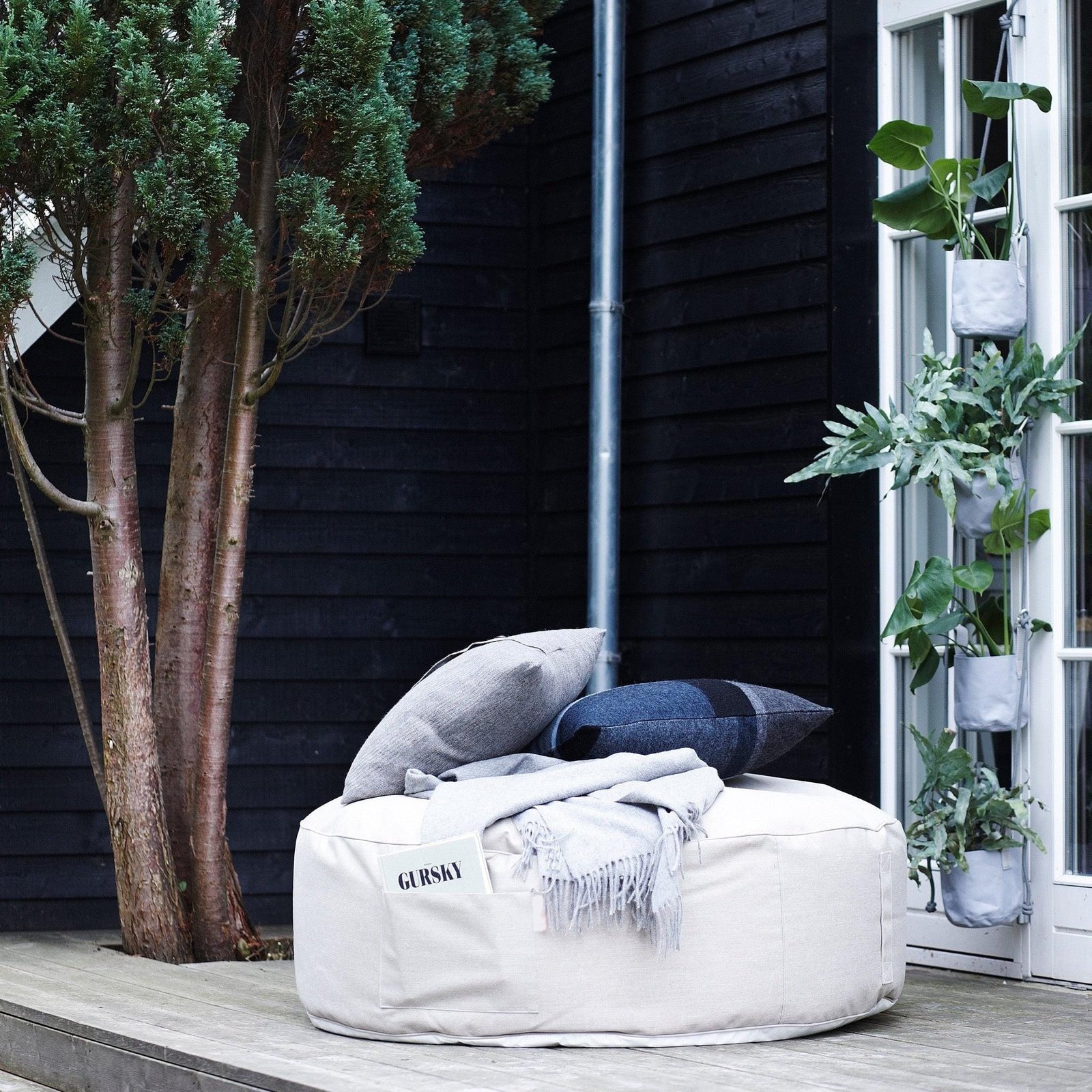 Full Moon Round Beanbag Pouff - By Trimm - Real Scandinavian Quality - Image 5