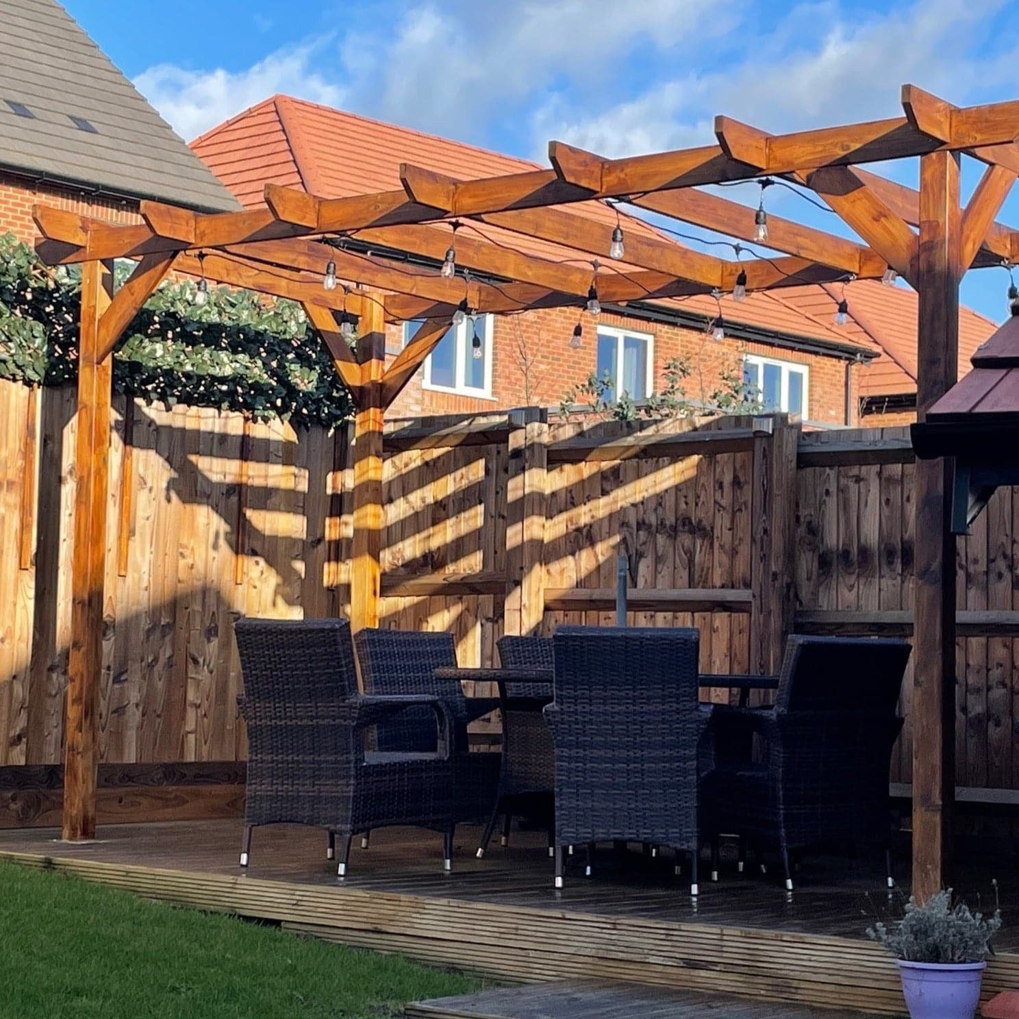 Heavy Duty Spruce Pergola | Complete DIY Kit - Image 26