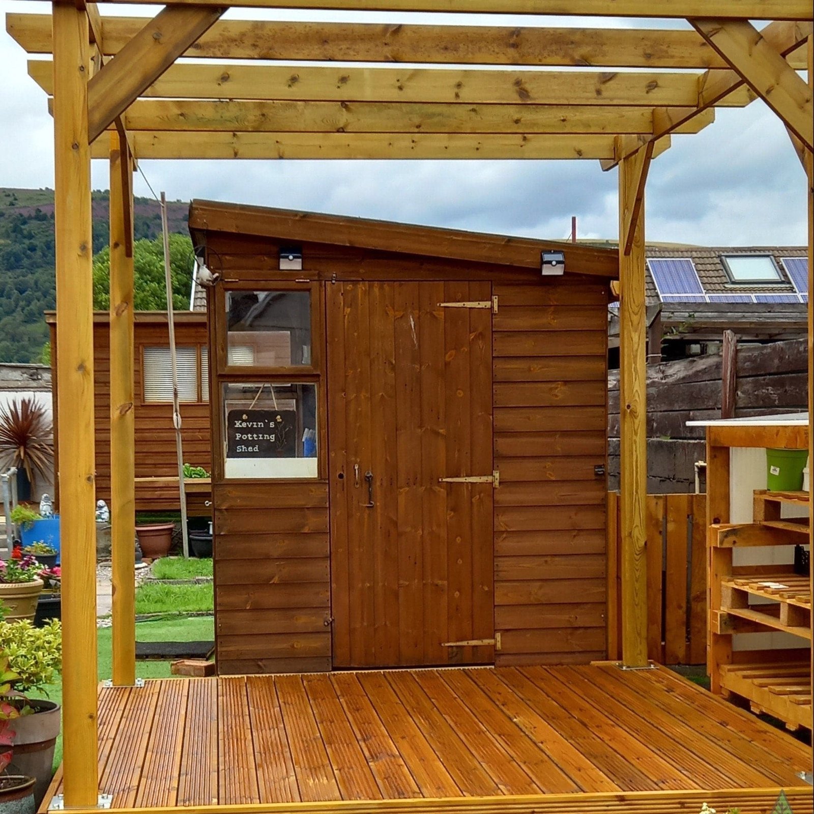 Heavy Duty Spruce Pergola | Complete DIY Kit - Image 39