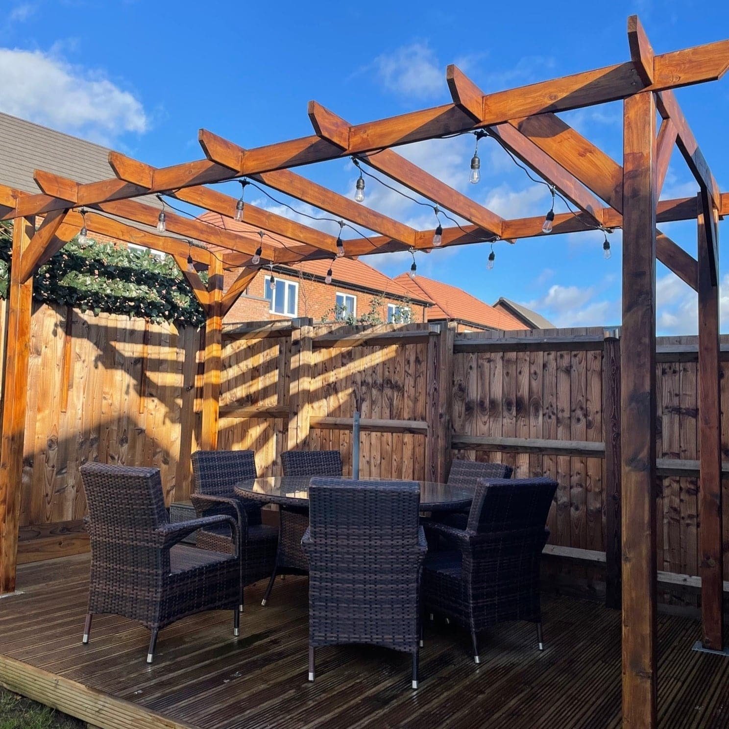 Heavy Duty Spruce Pergola | Complete DIY Kit - Image 40
