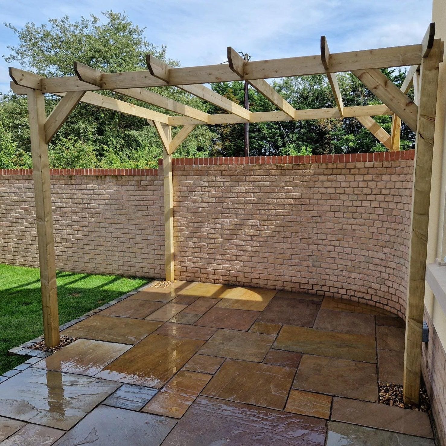 Heavy Duty Spruce Pergola | Complete DIY Kit - Image 10