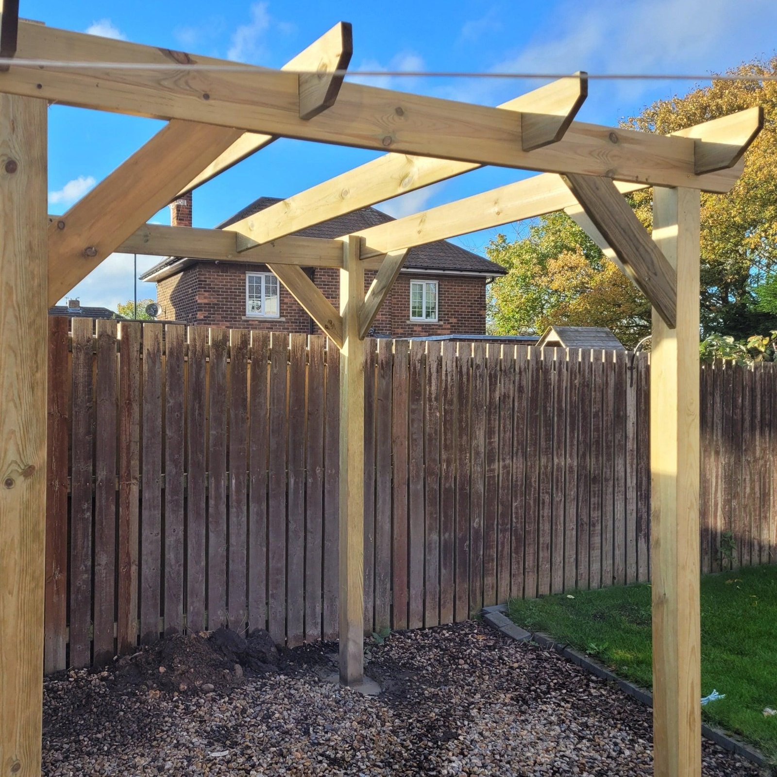 Heavy Duty Spruce Pergola | Complete DIY Kit - Image 47