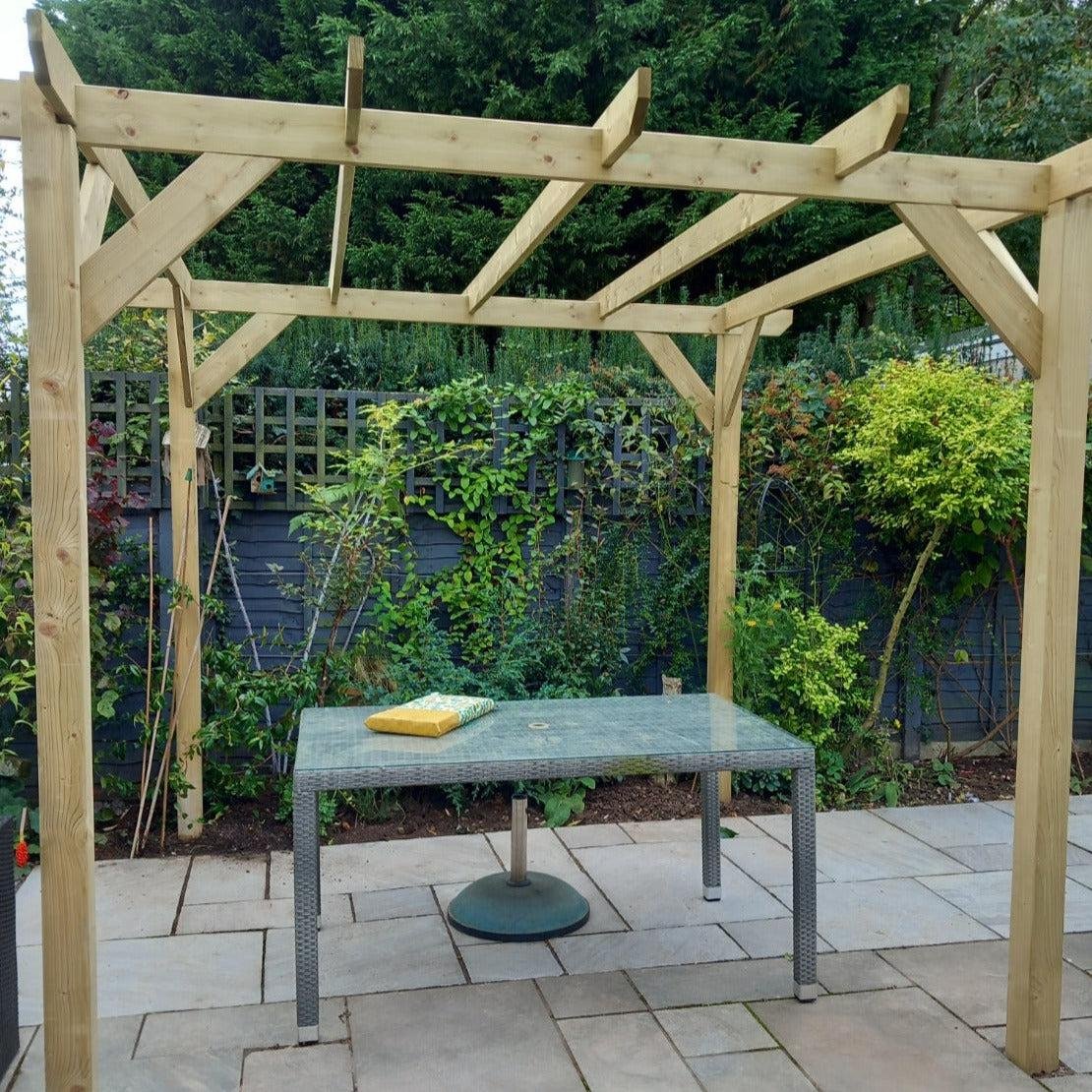 Heavy Duty Spruce Pergola | Complete DIY Kit - Image 13