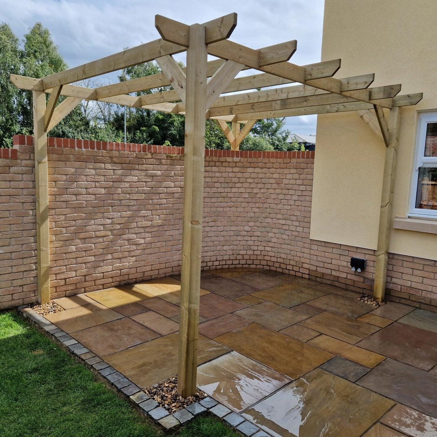 Heavy Duty Spruce Pergola | Complete DIY Kit - Image 2