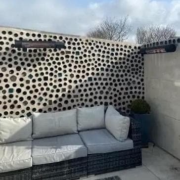 Herschel California 2000W Infra-Red IP65 Patio Heater - Image 6