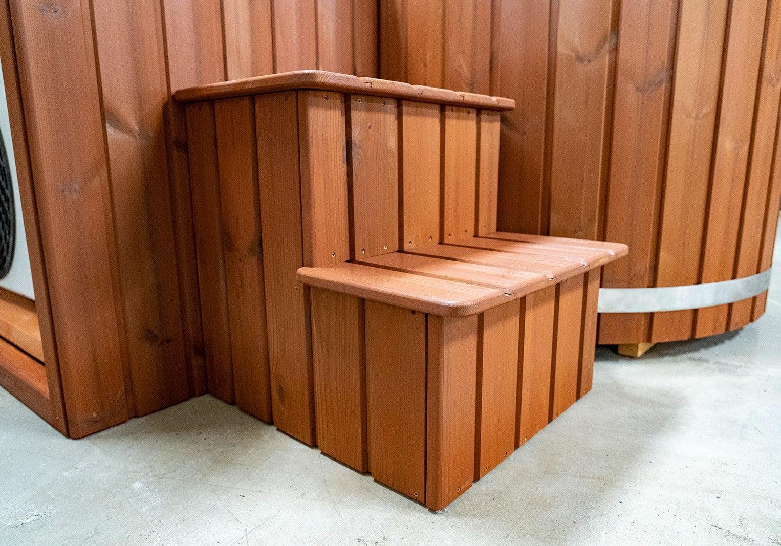 Double | Lay-Down Plunge Pool/ Ice Bath | Fibreglass Liner | Thermowood. - Image 3