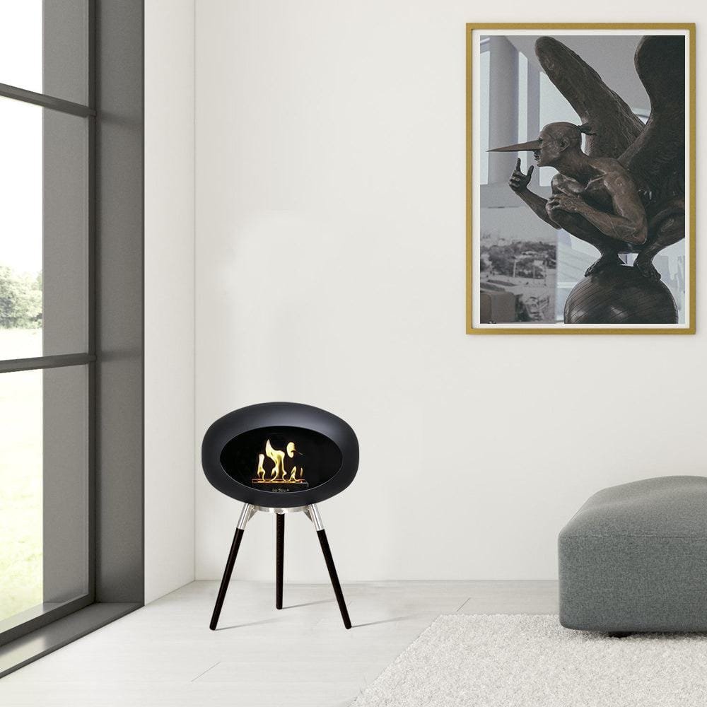 Le Feu Ground Low Bio Fireplace in Black - Image 14