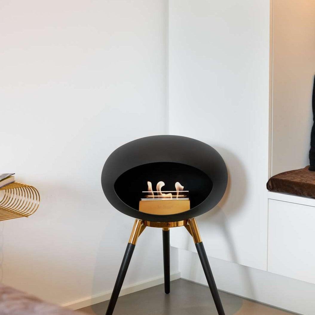 Le Feu Ground Low Bio Fireplace in Black - Image 22