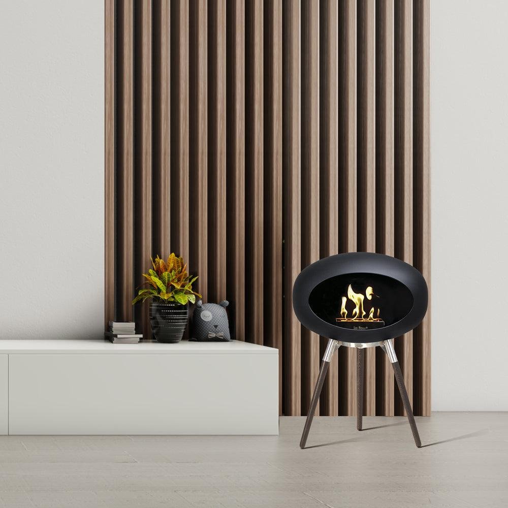 Le Feu Ground Low Bio Fireplace in Black - Image 5