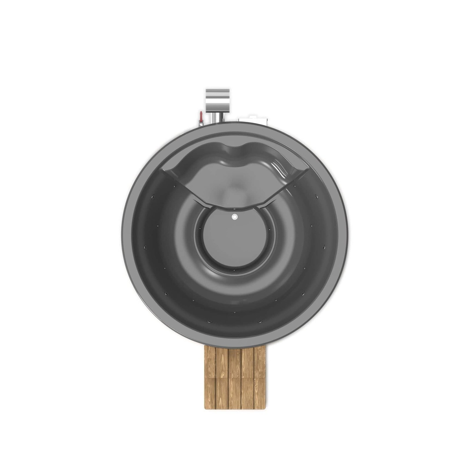 "Henri" XL 225cm Wood Fired Tub | Fibreglass Liner - Image 139