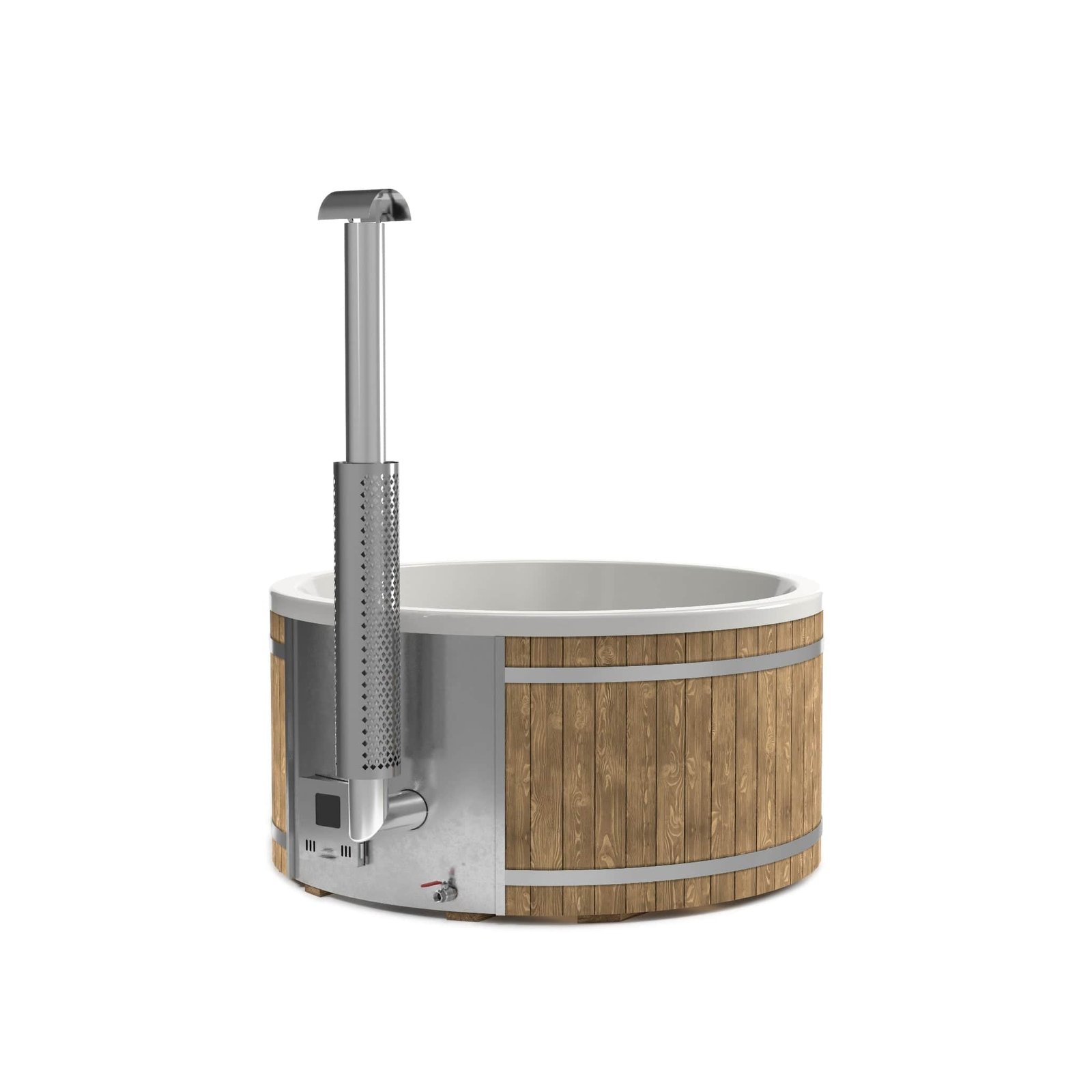 "Henri" XL 225cm Wood Fired Tub | Fibreglass Liner - Image 123