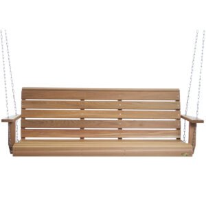 5-Ft Luxe Cedar Porch Swing
