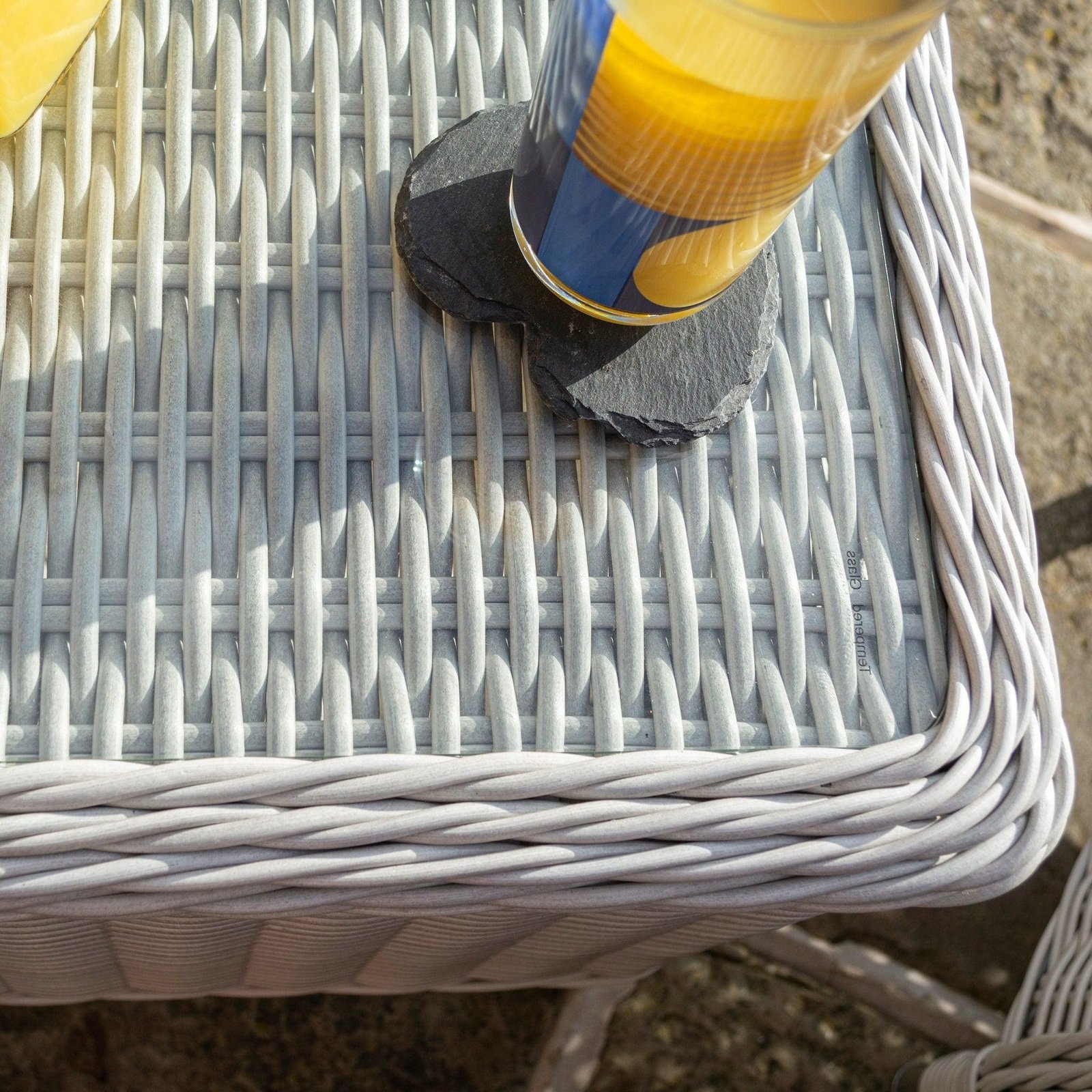 Rattan Effect Lounger Set - Two Colours - Image 16