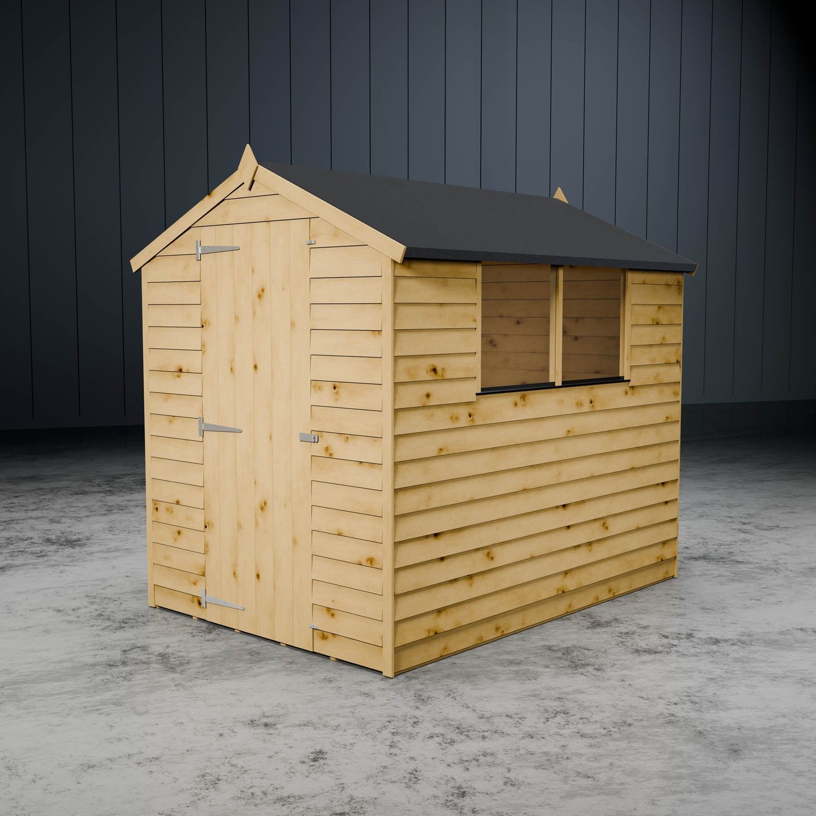 Value Overlap Single Door Apex Shed - Image 4