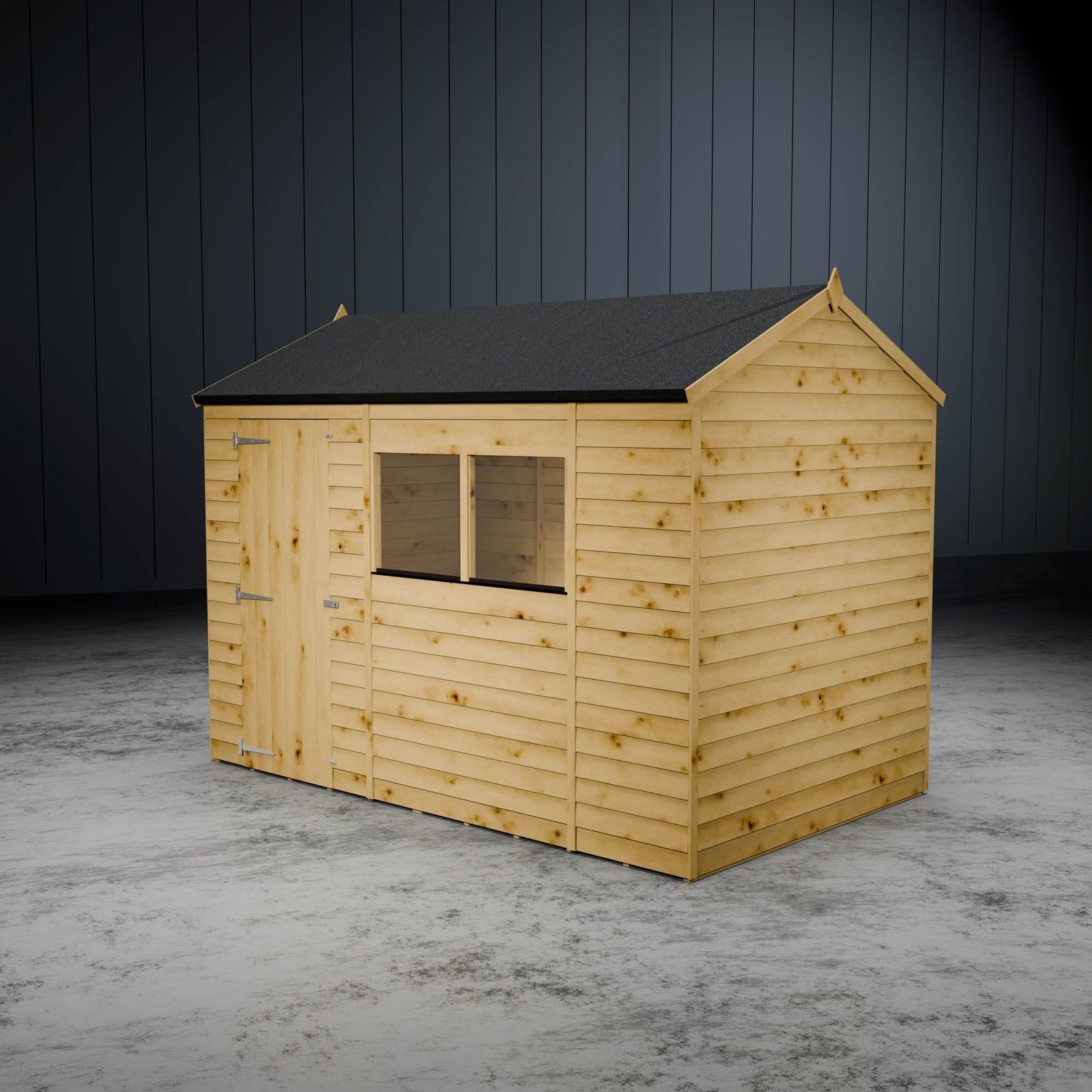 Value Overlap Single Door Apex Shed - Image 5